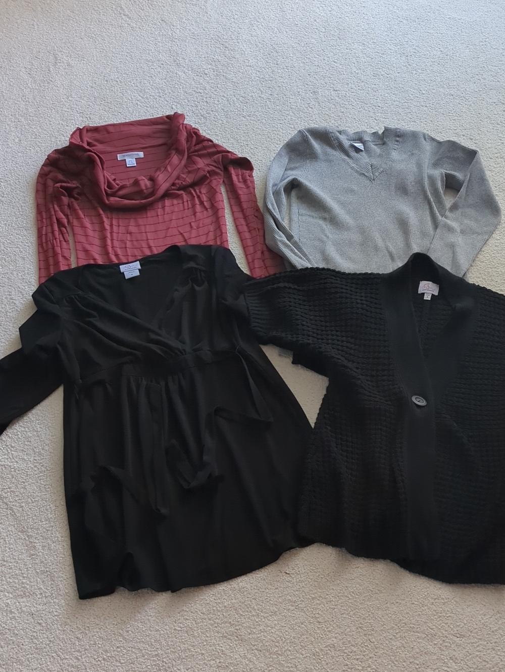 Set Of 4 Maternity Tops